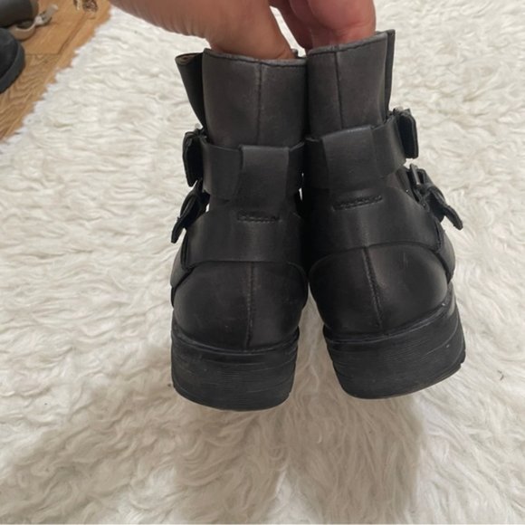 Natural sole BEMBE women's ankle boots size 8 charcoal grey  booties - Picture 7 of 9